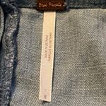 Free People  Strapless Picture Perfect Midi Denim Dress Size 8 Photo 9