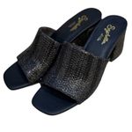 Seychelles NEW-  Black Woven Slide Sandals Size 6 Photo 1