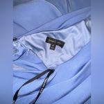 Tadashi Shoji One-Shoulder Crepe Column Blue Gown Sz 4 Photo 5