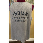 Indian Motorcycle Women's Athlete Performance Logo Print Tank Gray XL Photo 1