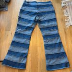 Thrill Denim Flare Patchwork Jeans Boho NWT Size 22 Blue Photo 4