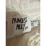 Princess Polly White Short Puff Sleeve Smocked Tiered Mini Fit & Flare Dress 0 Photo 2
