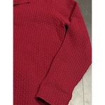 Talbots Vintage  Shirt Jacket Tunic Women's Size L Red Stretch Preppy D-50‎ Photo 3