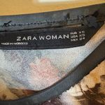 ZARA  Woman Floral Print Short Sleeve Top‎ Blouse Size XS Photo 4