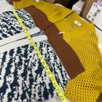 Umgee  M NWT Knit Open Colorblocked Long Sleeve open Cardigan oversized Photo 4