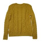 Disney NWT Parks Donald Duck Pullover in Goldenrod Cable Knit Sweater L Photo 5