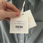 NWT TWP Devon Hunter Green Pinstripe Shirt Dress Collar Polo Size XS Photo 5