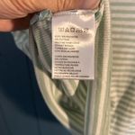 Truly Madly Deeply  Green and White Striped Shirt | Size Large Photo 2