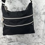 Baggallini Womens Crossbody Bag Purse Lightweight Black Nylon Double Zip Pockets Photo 1