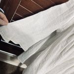 Cynthia Rowley  Gauzy Blouse Sz L Cream Boho Peasant Top Cotton Romantic Cottage Photo 3