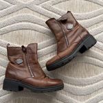 Harley Davidson | Brown Amherst 5.5” Leather Ankle Boots Photo 0