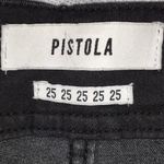Pistola Black Lace Up Corset Skinny Cropped Ankle Jeans Size 25 Photo 9