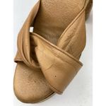 *Vintage 70's Platform Heels Womens Size 7 Disco Dance Cork Tan Strappy Sandals Photo 14