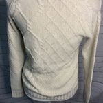 Mossimo Supply Co Mossimo Cream Sparkly Cable knit Sweater - S Photo 4