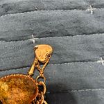 Betsey Johnson VINTAGE  Chunky PINK LUCITE Heart Puffy Huge Heart Bracelet Rare Photo 1