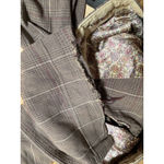 American Eagle Stretch plaid pants Size 4 Brown Photo 4