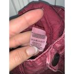 Free People Women's Red Jacquard Textured Skinny Jeans Size 26 Photo 2