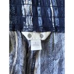 Three Dots Womens Blue Navy Elastic Pull on Casual Pant Large Photo 3