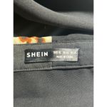 SheIn Women's Button Front Tie Waist Animal Print Paisley Long Sleeve Shirt Dress XL Photo 9