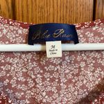 Blue Rain Maroon Floral Blouse Photo 3