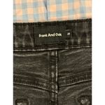 Frank And Oak  Stevie Tapered Black Denim Jeans Size 28 Photo 2
