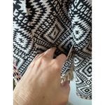 Tularosa Jacket Women Small Black Ivory Open Front Fringe Santa Fe Coat Aztec Photo 8