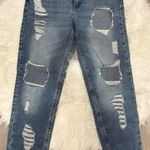 Refuge High Rise Distressed Jeans - Blue Size 7 Photo 0