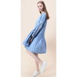 Goodnight Macaroon Flowers Embroidered Photo 1