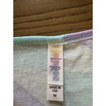 LuLaRoe  T Shirt Size Medium‎ Swing Tunic Shirt Short Sleeve Geometric Stretch Photo 2