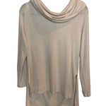Michael Stars  Large Tan Neutral Tunic With Hood Travel Stockholm Photo 0