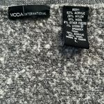 Babydoll Cardigan Wool Sweater Gray Size L Photo 7