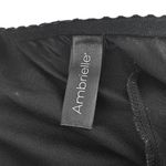 Ambrielle Black Satin Sleeveless V Photo 2