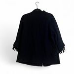 Belle by Kim Gravel Jacket Sz 1XL NWOT Tassel Sleeves Front Zipper Stretchy Photo 1
