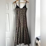 Hill House  Lillie Black Shell Cisco Trellis Dress Photo 3