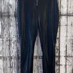 Wild Fable faux leather zip up front black leggings Photo 1