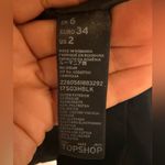 Topshop “Molly” Longline Sleeveless Blazer Vest Black Size 2 (UK 6 / EU 34) Photo 7