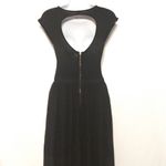 Forever 21  Dress long two slits sheer exposed zip Photo 3