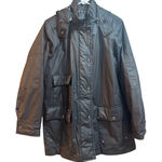 Ralph Lauren Lauren Waxed Cotton Rain Jacket with a Detachable Hood. Size M Photo 0