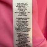 Julia Jordan V-Neck Tie Sheath Knee Length Dress Womens 12 Pink Bows Formal Chic Photo 16