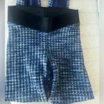 Nike Pro Hyper Warm Women's Fleece Training Tights Navy Blue Knit Size M Photo 8