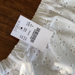 J.Crew NEW  White Eyelet Off the Shoulder Dress Small S J0976 Chic Preppy NWT Photo 5