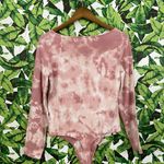 PINK - Victoria's Secret NWT Pink Tie Dye Bodysuit Photo 3