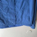 LL Bean Jacket Womens Small Blue Hooded Nylon Lightweight Rain Windbreaker‎ Coat Photo 2
