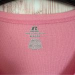 Russell Athletic  Pink Long Sleeve V Neck T Shirt Photo 4