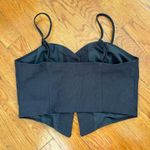 Garage  black vest crop top Photo 2
