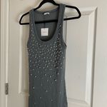 ZARA  rhinestone-embellished dress woman’s size medium Photo 4