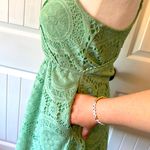 SEAFOAM CROCHET LACE DRESS Green Photo 3