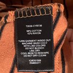 Sanctuary  Anthropologie Rust Striped Short Sleeve Top Photo 3