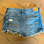American Eagle  High Rise Shortie Denim Shorts Size 4 Photo 1