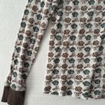 O'Neill Top Womens XL Rose Brown Crew Neck Long Sleeve Waffle Knit Thermal Y2K Photo 1